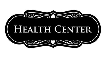 Signs ByLITA Designer Health Center Sign